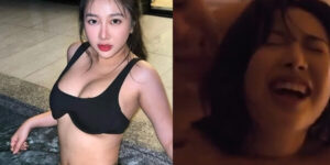 สาวนมโตโชว์ท่าหมา